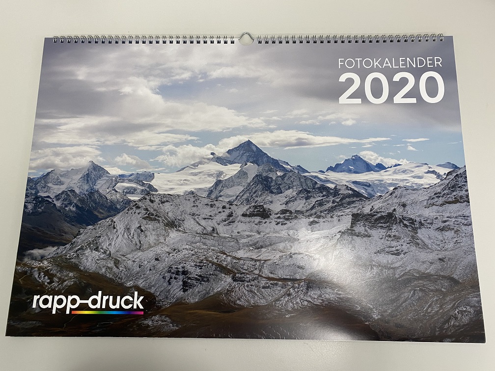 Fotokalender 2020 der Rapp-Druck GmbH